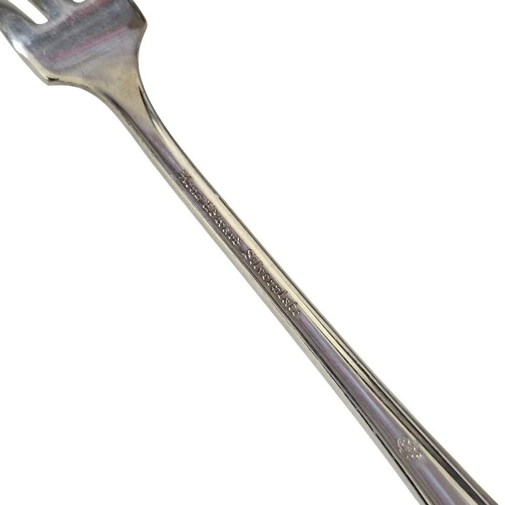 Lot of Two Wm. A. Rogers Vintage Silverplate‎ Cocktail/Hors D'oeuvres Forks A1++